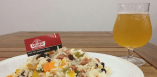 Receita de Arroz à Grega com Linguiça | Amo Receita