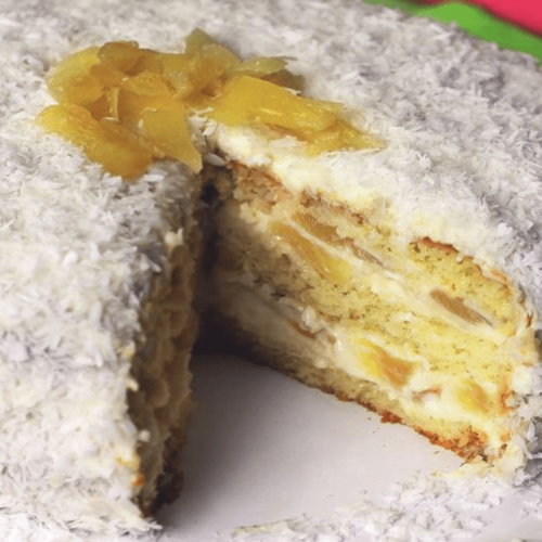 Receita de Bolo de Abacaxi com Coco | Amo Receita