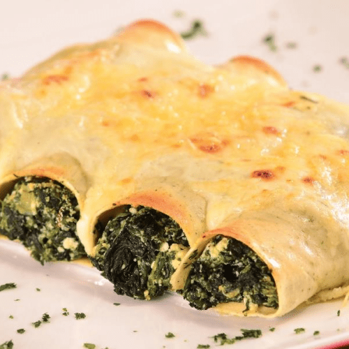 Receita de Canelone de Espinafre e Gorgonzola | Amo Receita