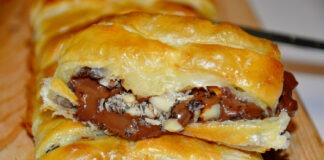 Receita de Pastel Folhado de Nutella | Amo Receita