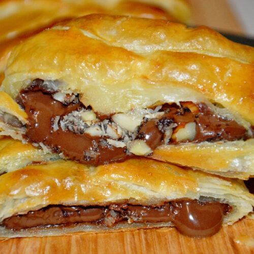 Receita de Pastel Folhado de Nutella | Amo Receita