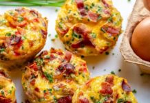 Receita de Muffin de brócolis e bacon | Amo Receita