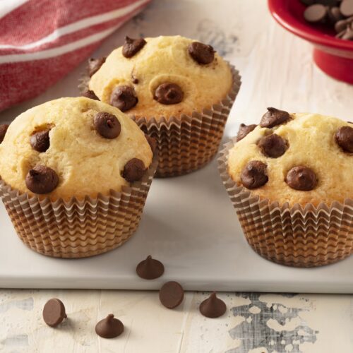 Receita de Muffins com gotas de chocolate | Amo Receita