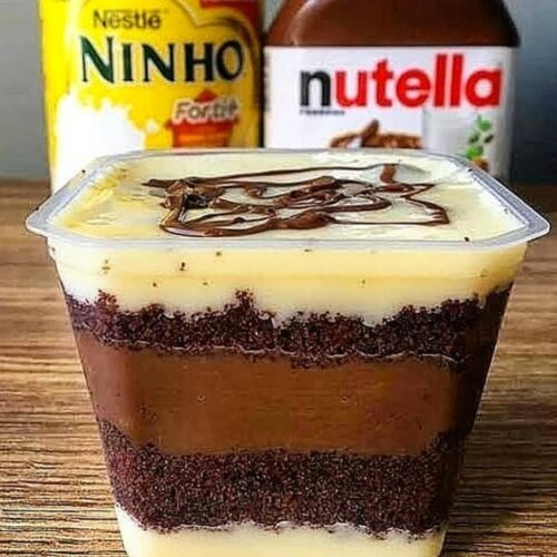 Receita de Bolo de leite ninho e Nutella | Amo Receita
