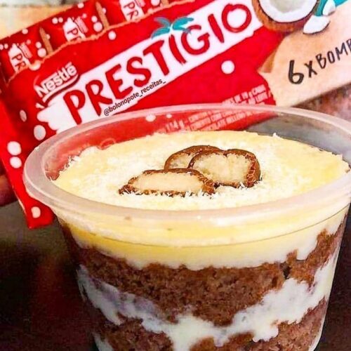 Receita de Bolo no Pote prestigio. | Amo Receita