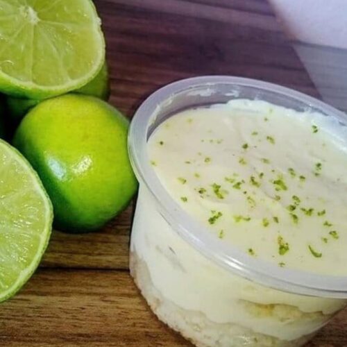 Receita de Bolo no pote de mousse de limão | Amo Receita