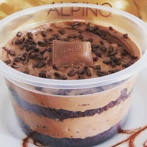 Receita de Bolo no pote de Alpino | Amo Receita