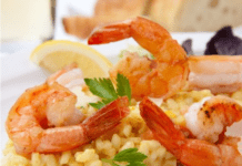 Receita de Risoto 4 queijos com camarão | Amo Receita