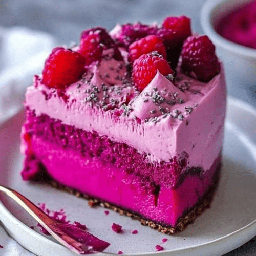 Receita de Bolo de camadas de pitaya rosa | Amo Receita