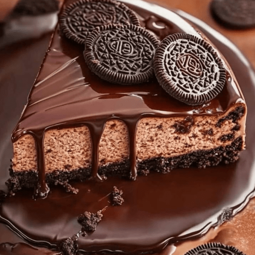 Receita de Cheesecake de Chocolate com Crosta de Oreo | Amo Receita