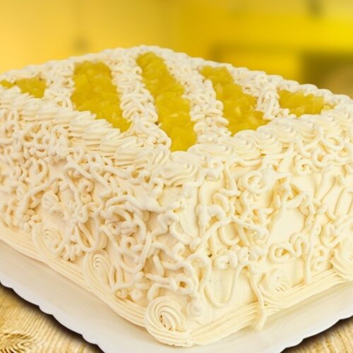 Receita de Bolo de Aniversário de Abacaxi com Creme | Amo Receita
