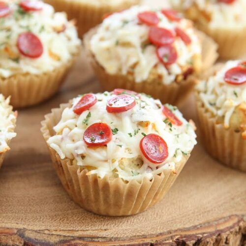 Receita de Cupcake salgado sabor pizza | Amo Receita