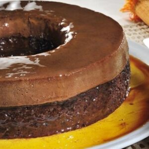 Receita de Bolo-pudim de chocolate | Amo Receita