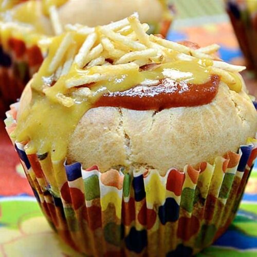 Receita de Cupcake hot dog | Amo Receita
