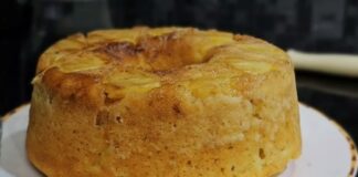 Receita de Bolo de Abacaxi Sem Ovo | Amo Receita