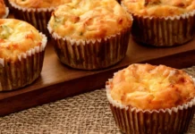 Receita de Cupcake torta de frango | Amo Receita