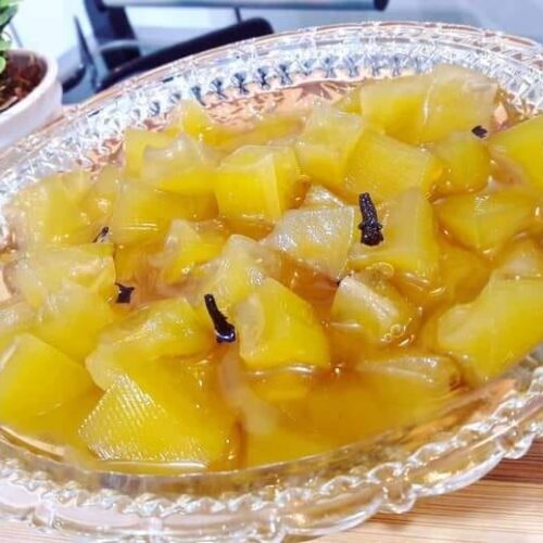 Receita de Doce de Mamão em pedaços | Amo Receita