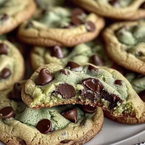 Receita de Biscoitos de menta com gotas de chocolate | Amo Receita