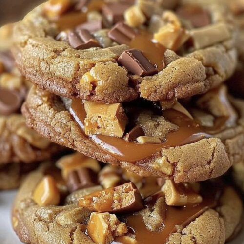 Receita de Cookies Butterfinger Caramel Crunch | Amo Receita