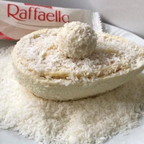 Receita de Ovo de colher Raffaello | Amo Receita
