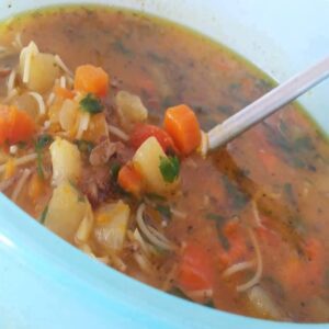 Receita de Sopa de legumes com carne | Amo Receita