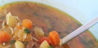 Receita de Sopa de legumes com carne | Amo Receita