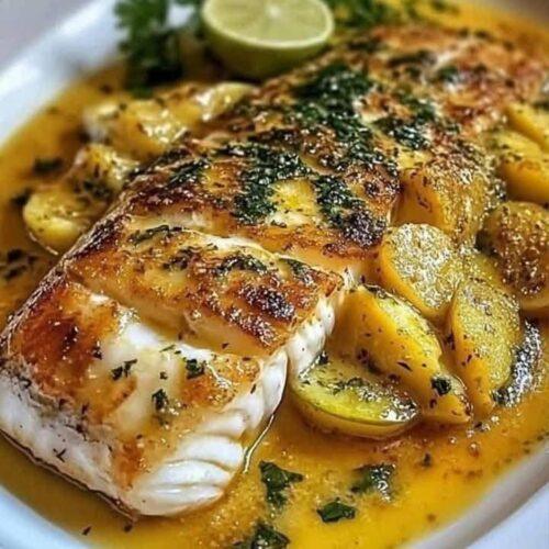 Receita de Peixe na Manteiga de Ervas com Limão | Amo Receita