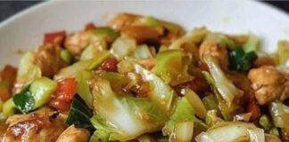 Receita de Frango com Repolho à Moda Chinesa | Amo Receita