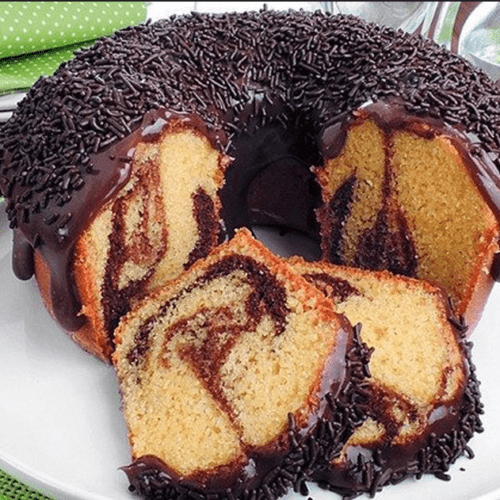 Receita de Bolo mesclado de fubá e milho | Amo Receita