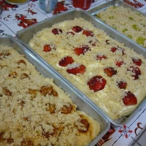 Receita de Cuca Alemã! | Amo Receita