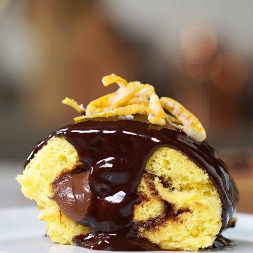 Receita de Rocambole de Caramelo com Chocolate e Pecã | Amo Receita