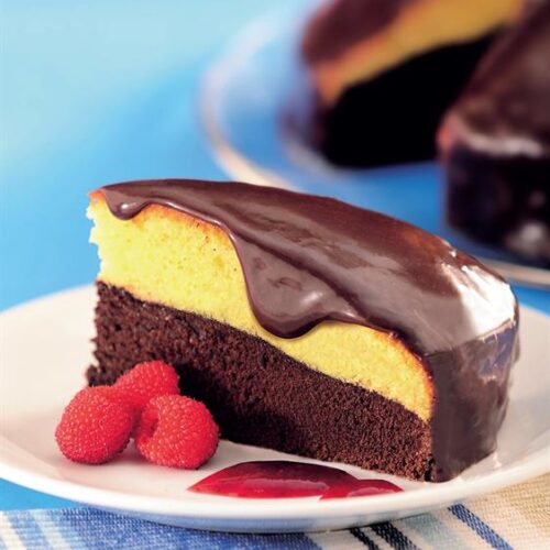 Receita de Receita de Bolo 2 Cores com Ganache | Amo Receita