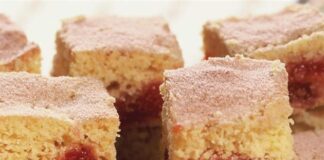 Receita de Receita de Bolo de Fubá com Queijo e Goiabada | Amo Receita