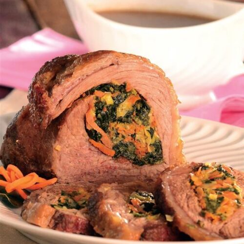 Receita de Receita de Picanha Recheada com Vegetais | Amo Receita