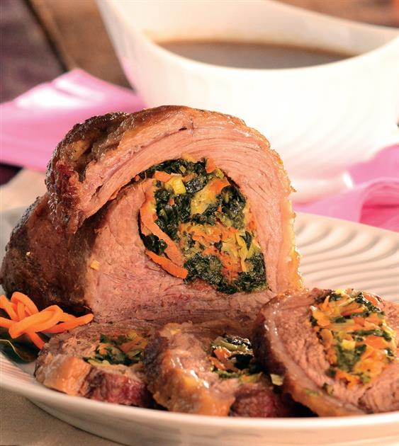 Receita de Receita de Picanha Recheada com Vegetais | Amo Receita