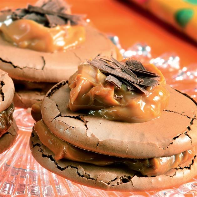 Receita de Receita de Suspiro de Chocolate com Doce de Leite | Amo Receita