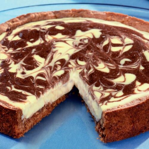 Receita de Torta de Chocolate Marmorizada | Amo Receita