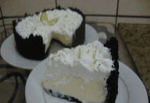 Receita de Torta de Limão com Biscoito Negresco | Amo Receita