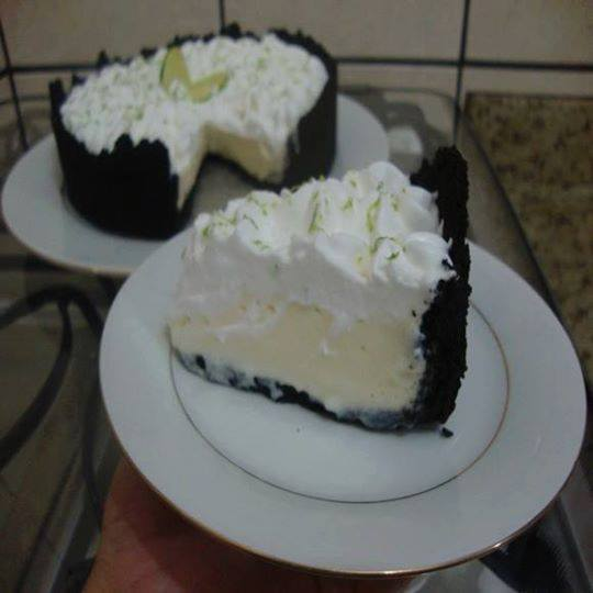 Receita de Torta de Limão com Biscoito Negresco | Amo Receita