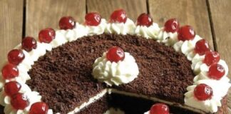 Receita de Bolo Floresta Negra (Schwarzwälder Kirschtorte, em alemão) | Amo Receita