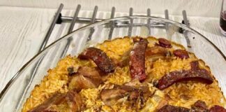 Arroz com Entrecosto e Linguiça: Receita de Rascunho automático | Amo Receita