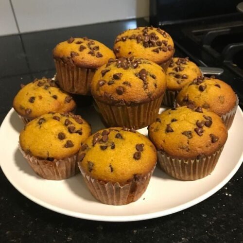 Receita de Muffin com Gotas de Chocolate | Amo Receita