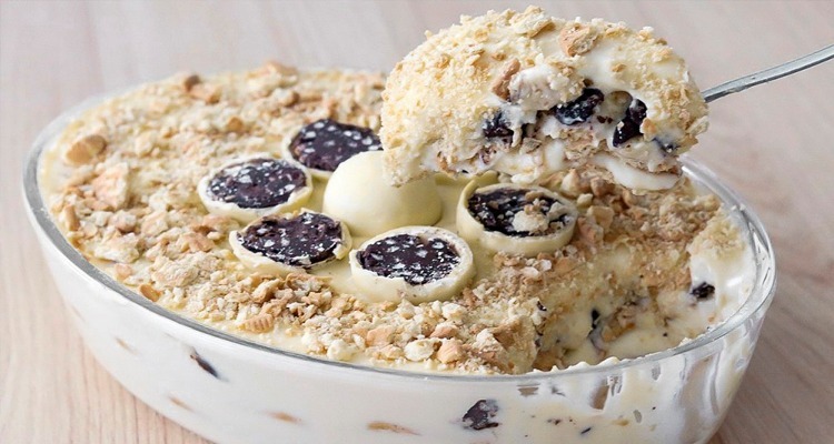 Receita de Mousse de Bombom Ouro Branco receita na travessa | Amo Receita