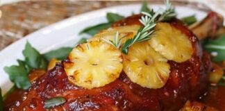 Pernil com Molho de Abacaxi Caramelizado Receita de Pernil com Molho de Abacaxi Caramelizado | Amo Receita