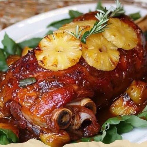 Receita de Pernil com Molho de Abacaxi Caramelizado | Amo Receita