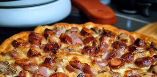 Tarte Salgada de Salsichas Fiambre e Cogumelos Receita de Tarte Salgada de Salsichas Fiambre e Cogumelos | Amo Receita