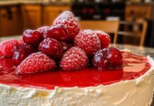 Receita de Cheesecake de natal | Amo Receita