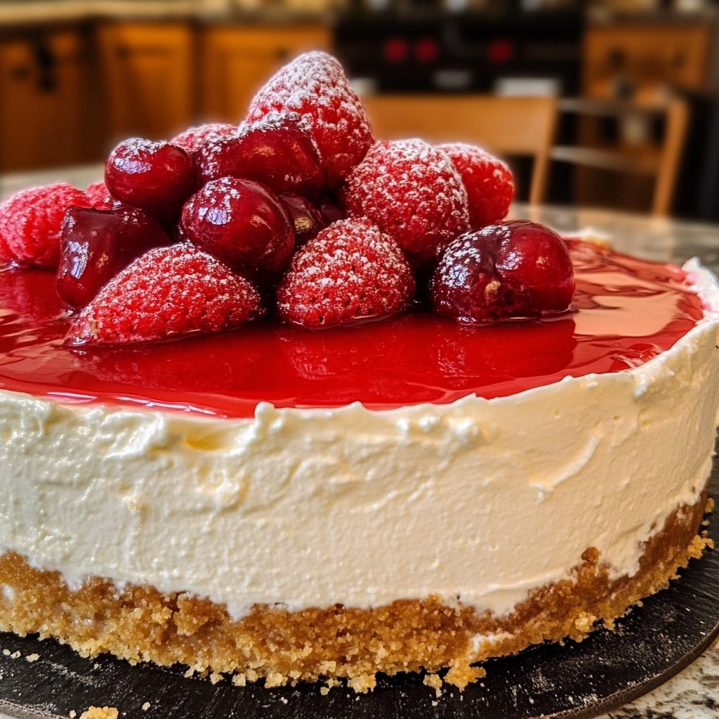 Receita de Cheesecake de natal | Amo Receita
