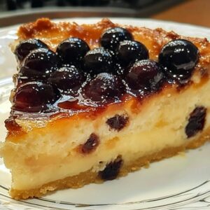 Receita de Torta de ricota com uva passa | Amo Receita