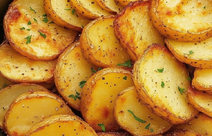 Receita de Batatas Rústicas Crocantes no Forno | Amo Receita